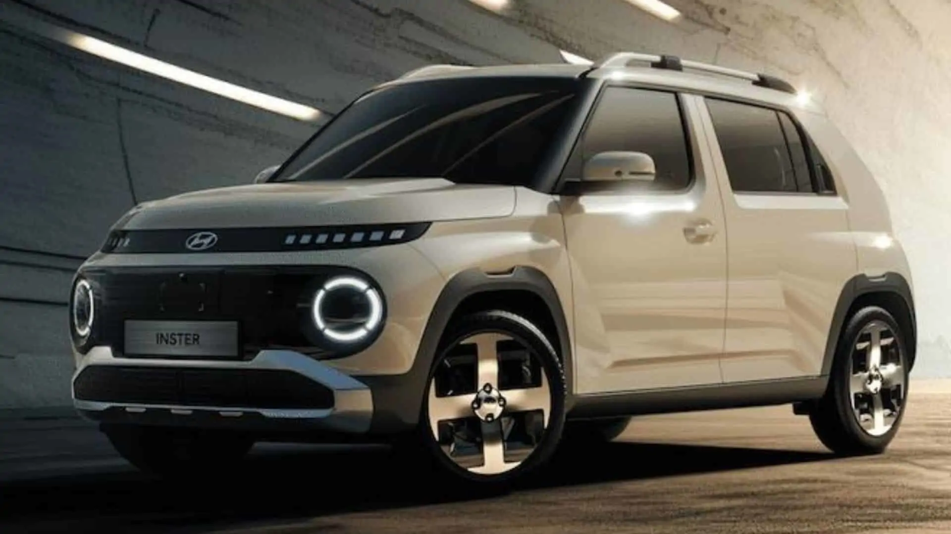 Hyundai INSTER électrique, vue intérieure avec sièges confort et espace optimisé